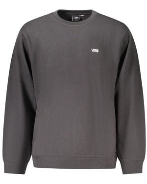Vans Black Cotton Men's Sweatshirt - Grey