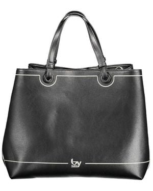 Byblos Black Polyurethane Handbag