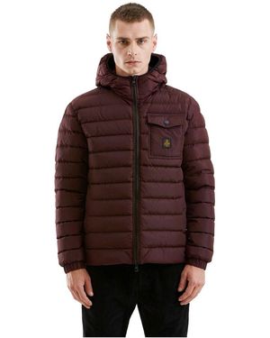 Refrigiwear Red Nylon Jacket - Brown