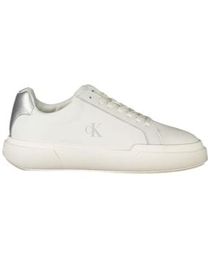 Calvin Klein Bianco Polyurethane Trainer - White