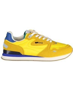Gas Yellow Polyurethane Men Trainer