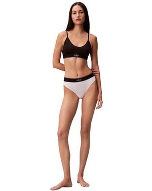 Calvin Klein White Recycled Polyester Pantie - Multicolor