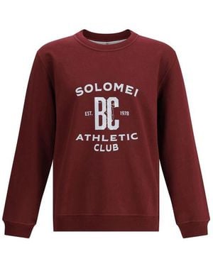 Brunello Cucinelli Maxi Print Sweatshirt - Red