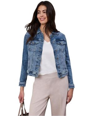 Street One Blue Cotton Denim Jacket