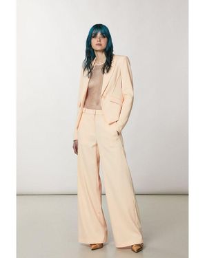 Patrizia Pepe Pink Polyester Tank Tops - Natural