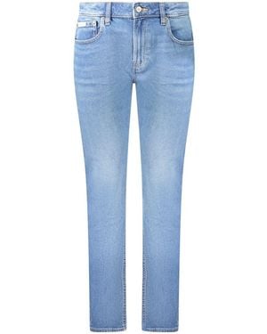 Calvin Klein Blu Cotton Jeans - Blue