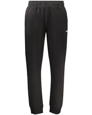 Fila Black Cotton Men's Sweatpant