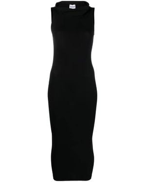 Wolford Fatal Cut-Out Midi Dress - Natural