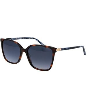Tommy Hilfiger Brown Acetate Sunglasses - Blue