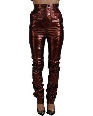 Dolce & Gabbana High Waist Skinny Jean - Black