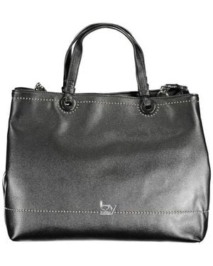 Byblos Black Polyurethane Handbag
