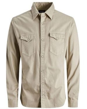 Jack & Jones Beige Jeans Shirt - Metallic