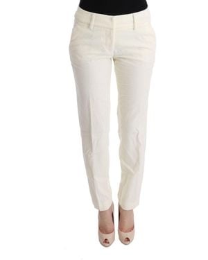 Ermanno Scervino Chic Regular Fit Trousers - White