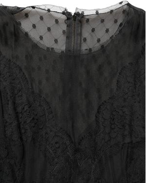 Dolce & Gabbana Black Lace Trim Sleeveless A