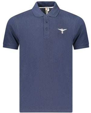 Accademia Militare Blue Cotton Men's Polo Shirt