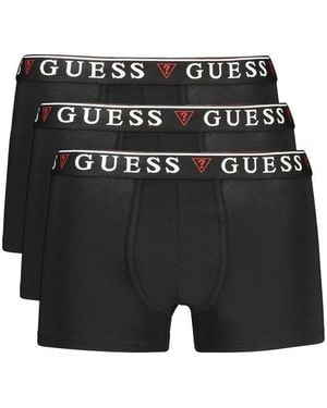 Guess Black Cotton Men Underwear
