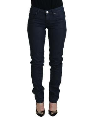 Acht Chic Low Waist Skinny Jeans - Blue