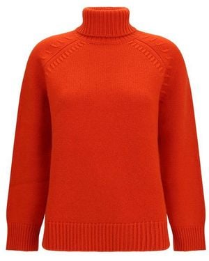 P.A.R.O.S.H. Multicolor Cashmere Sweater - Red