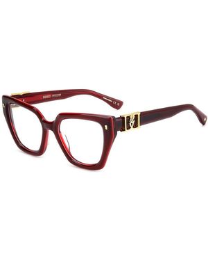 DSquared² Burgundy Acetate Glasses (frames) - Brown