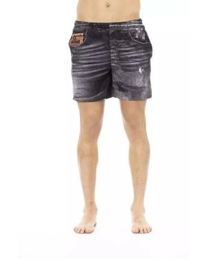 Just Cavalli Polyester Swim Short - Blue