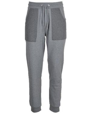 Bikkembergs Grey Cotton Joggers (workout Pants)