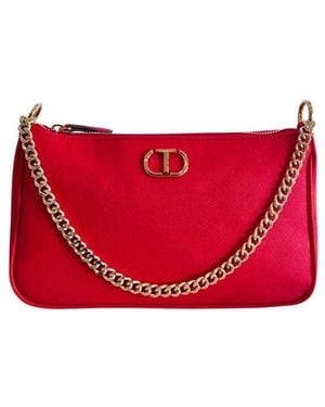 Twinset Red Pu Crossbody Bag