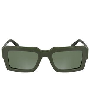 Calvin Klein Verde Acetate Sunglass - Green