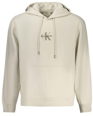 Calvin Klein Cotton Sweatshirt - Natural