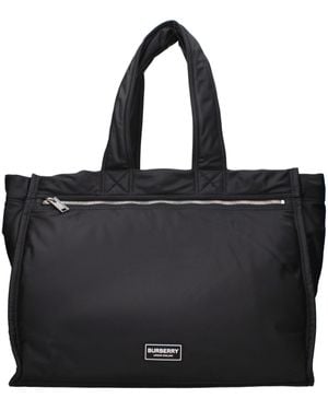 Burberry Black Nylon Shoulder Bags