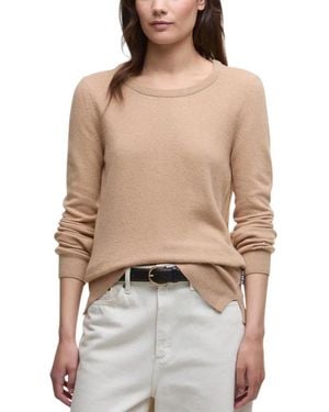 Barbour Beige Wool Sweatshirt - Natural