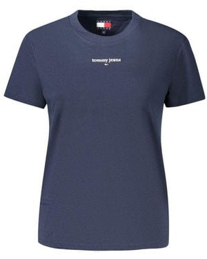 Tommy Hilfiger Blue Cotton Woman T