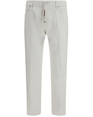 DSquared² ² Cotton Slim Fit Jeans - Grey