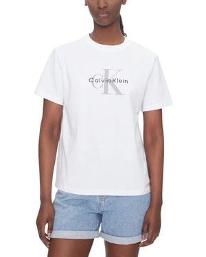 Calvin Klein White Cotton T