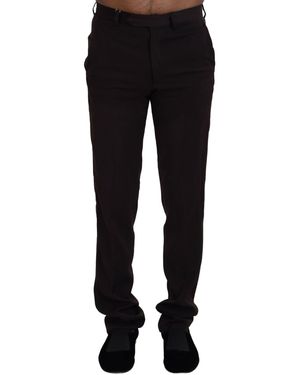 Bencivenga Elegant Italian Dress Trousers - Black