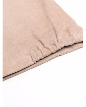Brunello Cucinelli Bicolour Leather Gloves - Natural
