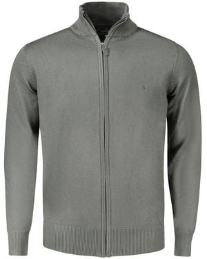 COVERI MOVING Green Viscose Men Sweater - Gray
