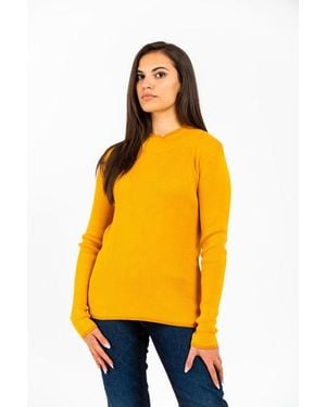 Gas Yellow Wool Sweatshirt