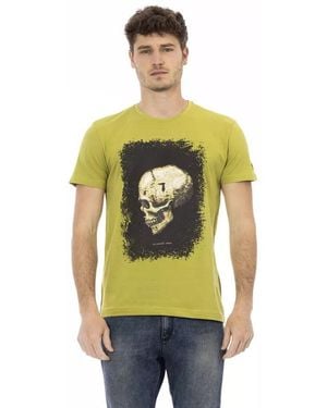 TRUSSARDI ACTION Green Cotton Men T