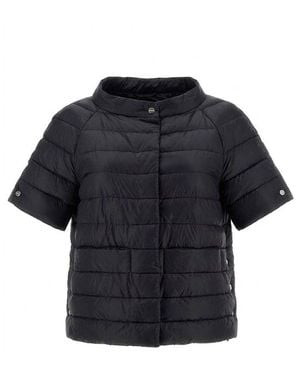 Herno Black Polyamide Clothing - Blue