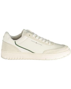 Tommy Hilfiger White Polyurethane Men's Trainer