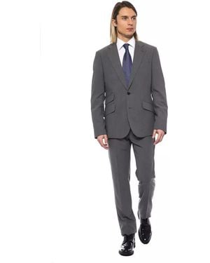 Billionaire Italian Couture Wool Suit - Blue