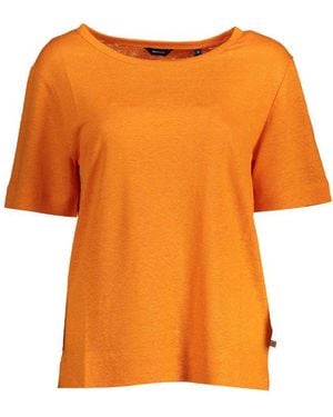 GANT Linen T-Shirt - Orange