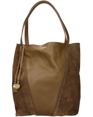 Chloé Brown Leather Shoulder Bag