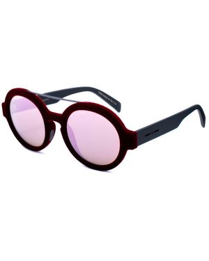 Italia Independent Bordeaux Acetate Sunglasses - Multicolor