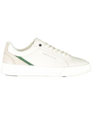 Tommy Hilfiger Bianco Polyurethane Uomo Trainer - Metallic
