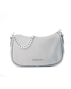 Michael Kors Beige Fur Shoulder Bag - Gray