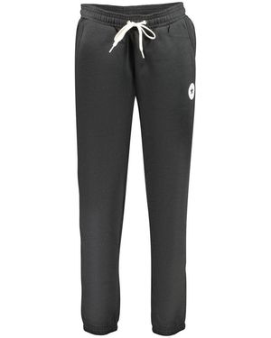 Converse Black Cotton Sweatpants (workout Pants) - Gray
