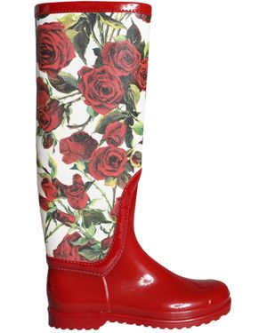 Dolce & Gabbana Rain Boots - Red
