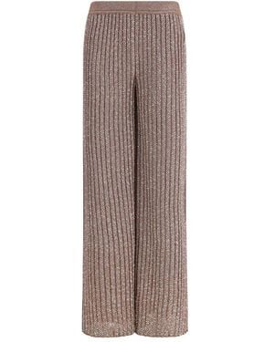 Missoni Brown Viscose Casual Pants