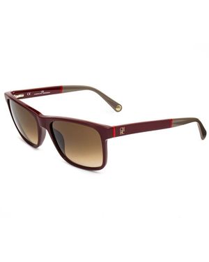 Carolina Herrera Purple Acetate Sunglasses - Brown